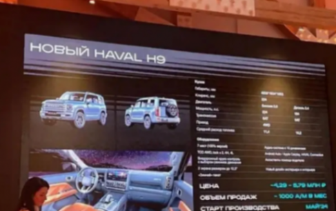 哈弗猛龍Pro Max?不好意思看錯了,這是全新哈弗H9