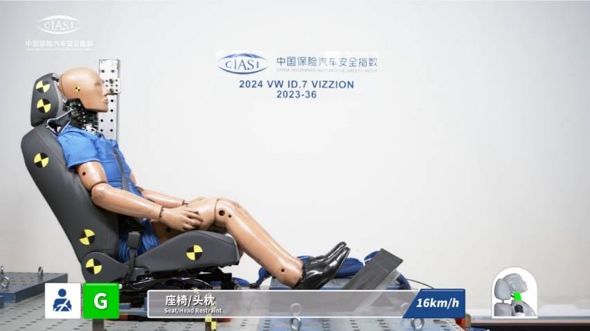 一汽-大眾ID.7 VIZZION 中保研安全性測試全優(yōu)通過