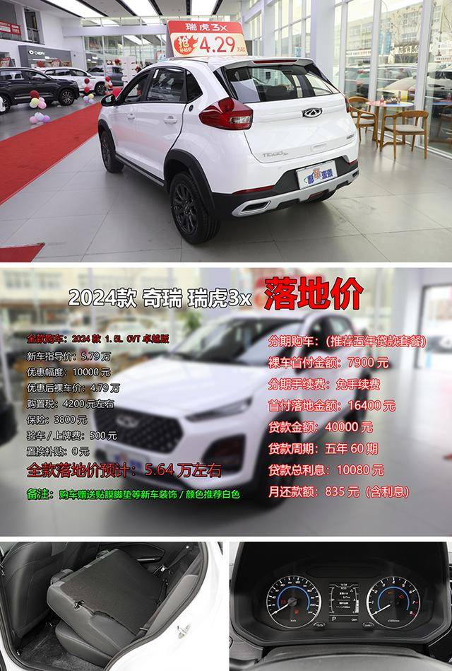 瑞虎3x僅售4.29萬起,瑞虎5x最高直降1.5萬,奇瑞高性價比SUV導(dǎo)購