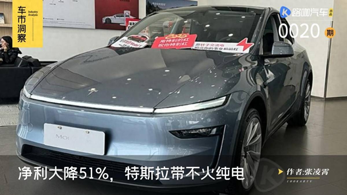 凈利大降51%,特斯拉開年不利,新款Model Y也帶不火純電