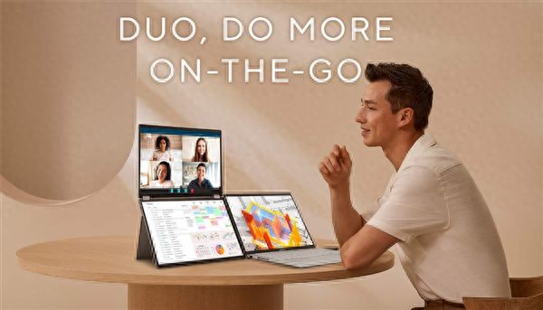 華碩推出新款雙屏便攜顯示器