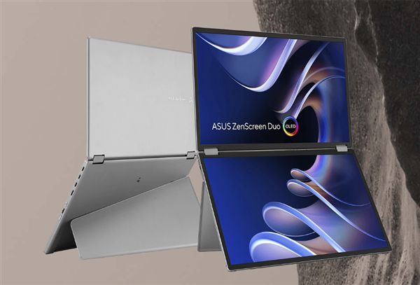 華碩推出新款雙屏便攜顯示器