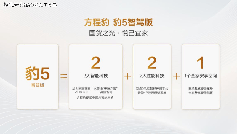 方程豹豹5智駕版上市 開辟智駕越野新航道