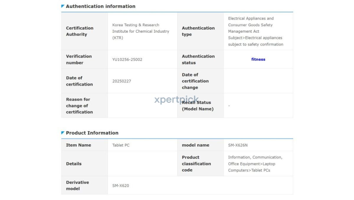 三星Galaxy Tab S10 FE+ 平板曝光:Exynos 1580芯片