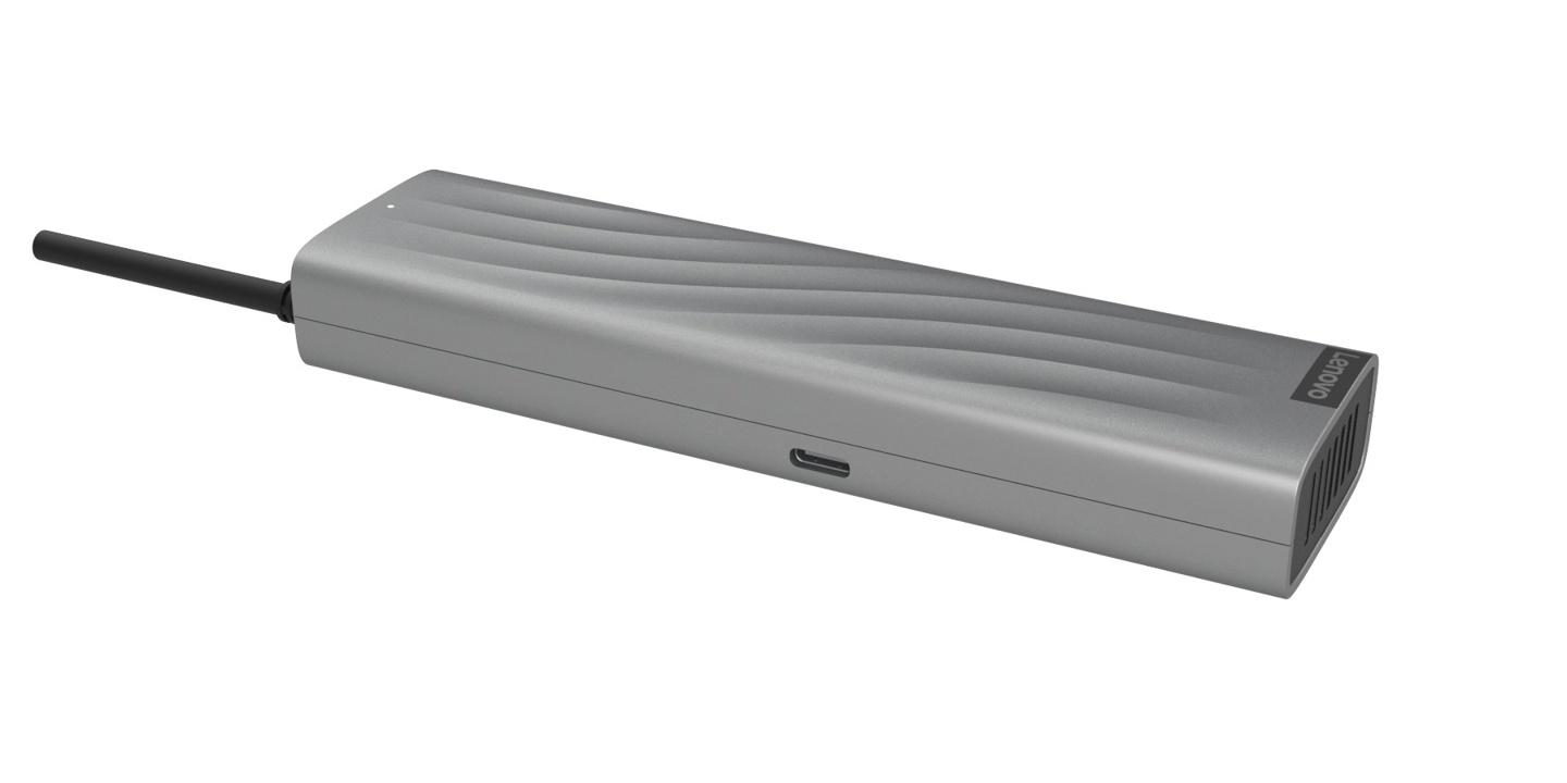 NPU滲透至各類硬件:聯想展示AI顯示器與USB-C棒原型